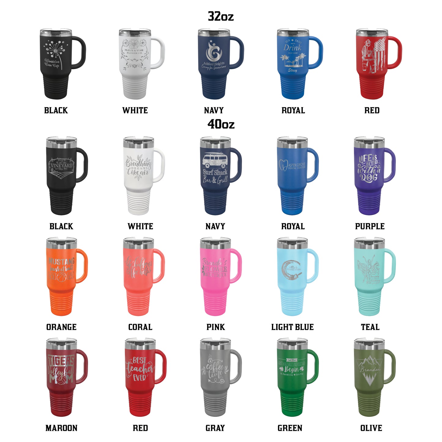 INSULATED TRAVEL MUGS